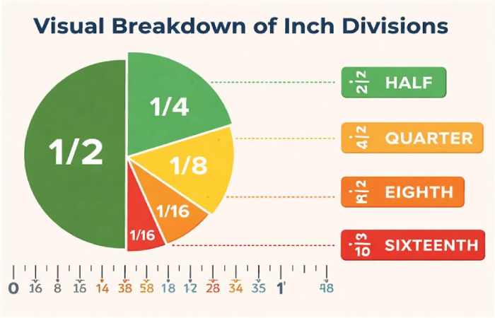 Visual Breakdown of Inch Divisions