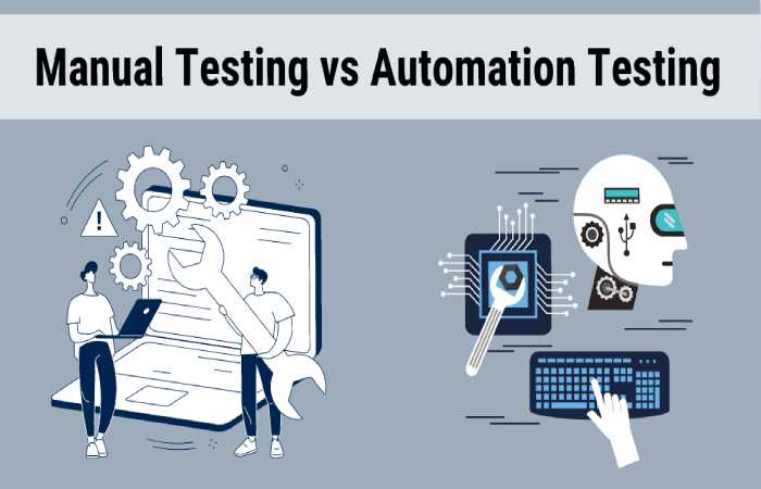 manual testing vs automation testing
